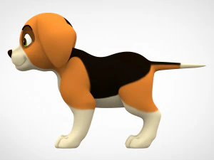 cachorrinho beagle Modelo 3D