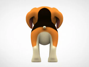 cachorrinho beagle Modelo 3D