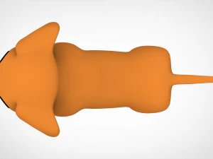 dachshund puppy 3D Model