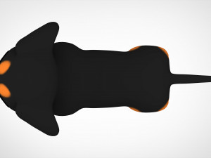 dachshund puppy 3D Model