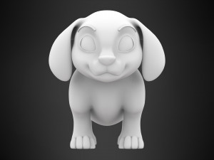 dachshund puppy 3D Model
