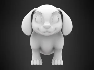 dachshund puppy 3D Model