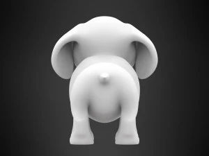 dachshund puppy 3D Model