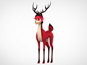 alastor deer 3Dモデル