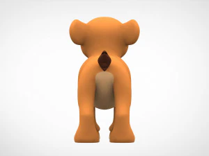 lion cub 3D Model