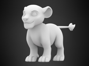 lion cub 3D Model