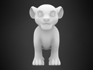 lion cub 3D Model