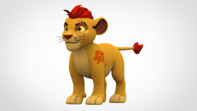 kion cub 3D Модель .c4d .max .obj .3ds .fbx .stl .blend 