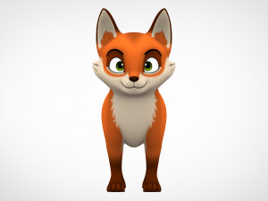 red fox 3D Model