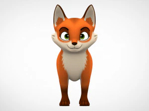 red fox 3D Model