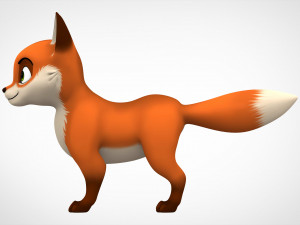 red fox 3D Model