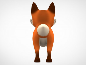 red fox 3D Model
