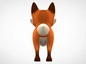 red fox 3D Model