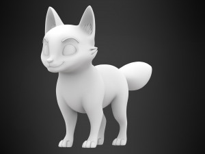 red fox 3D Model