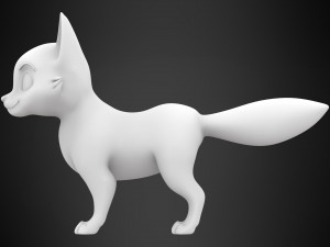 red fox 3D Model