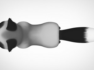 Silver Fox Model 3D