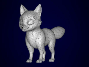 Silver Fox 3D Model