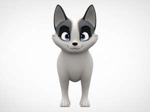 marble fox 3D Model