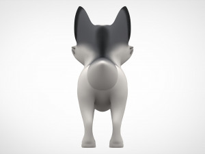 marble fox 3D Model