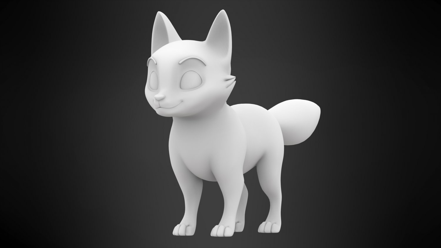 Fox 3d model