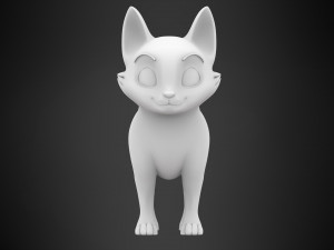 marble fox 3D Model
