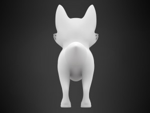 marble fox 3D Model
