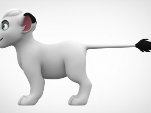 kimba cub 3D Модель