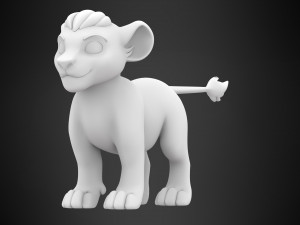 kimba cub 3D Модель