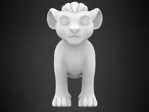 kimba cub 3D Модель
