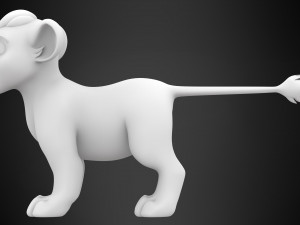 kimba cub 3D Модель
