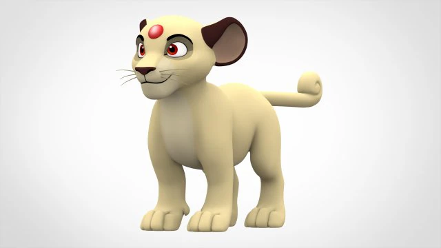 persian cub 3D Model .c4d .max .obj .3ds .fbx .stl .blend 