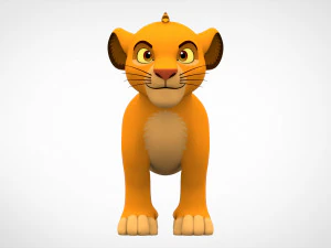 simba cub 3D Model