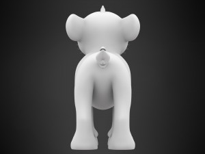 simba cub Modèle 3D