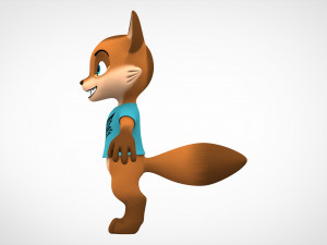 little fox 3D Модель