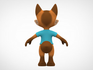 little fox 3D Модель