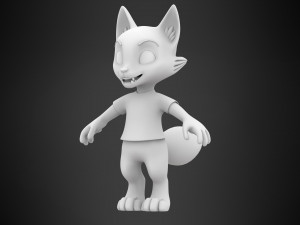little fox 3D Модель