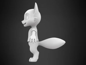 little fox 3D Model