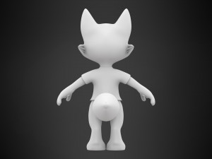 little fox 3D Модель