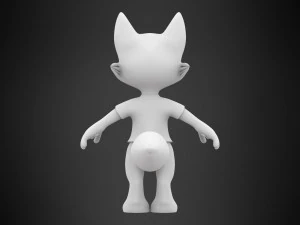 little fox 3D Model