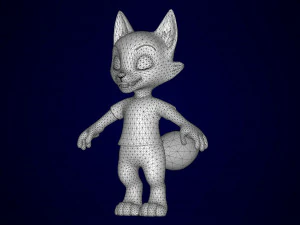 little fox 3D Model