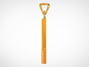 letter l pendant 3D Модель