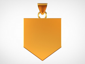 letter l pendant 3D Модель
