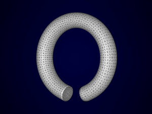 letter l pendant 3D Модель