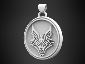 fox pendant Modèle 3D