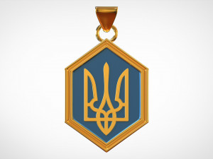Ukrainian Coat Of Arms 3D-Modell