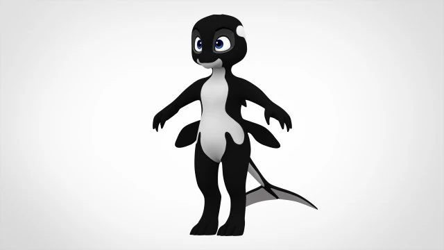 Orca 3D Modell .c4d .max .obj .3ds .fbx .stl .blend 