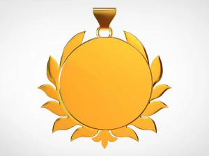 Divina Vulpes Pendant 3D Model