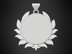 Divina Vulpes Pendant 3D Model