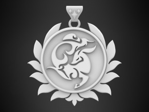 Sinae Unicornis Pendant 3D Model