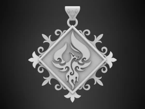 Alatus Nemeseos Pendant 3D Model